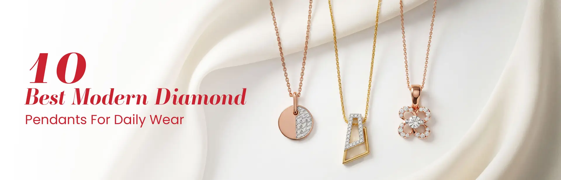 10 TRENDY Diamond Pendants Design For Daily Wear