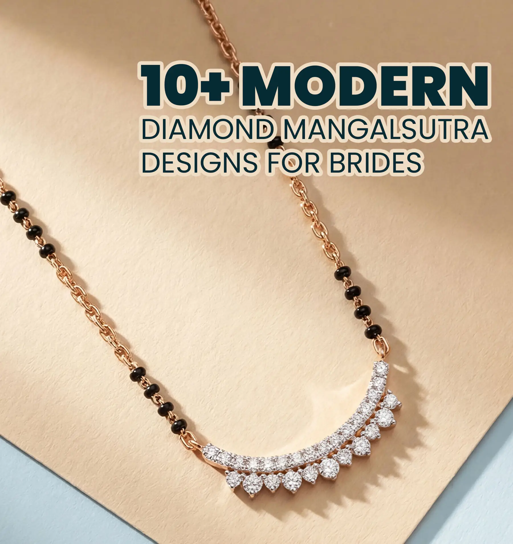 10+ Modern Diamond Mangalsutra Designs for Brides