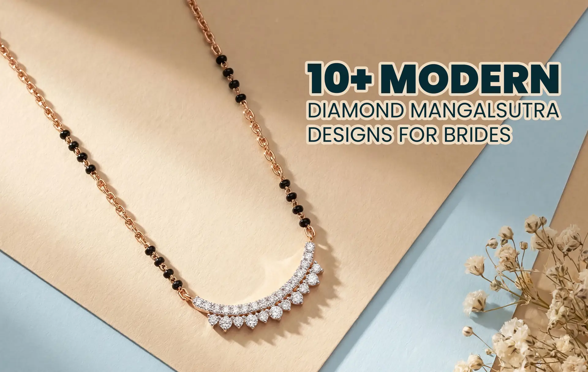 10+ Modern Diamond Mangalsutra Designs for Brides  