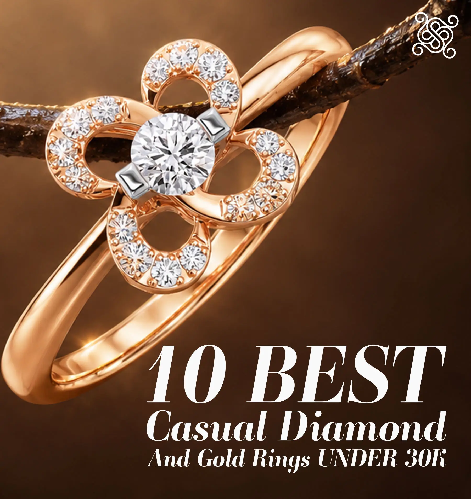 10 Best Casual Diamond and Gold Rings Under 30K