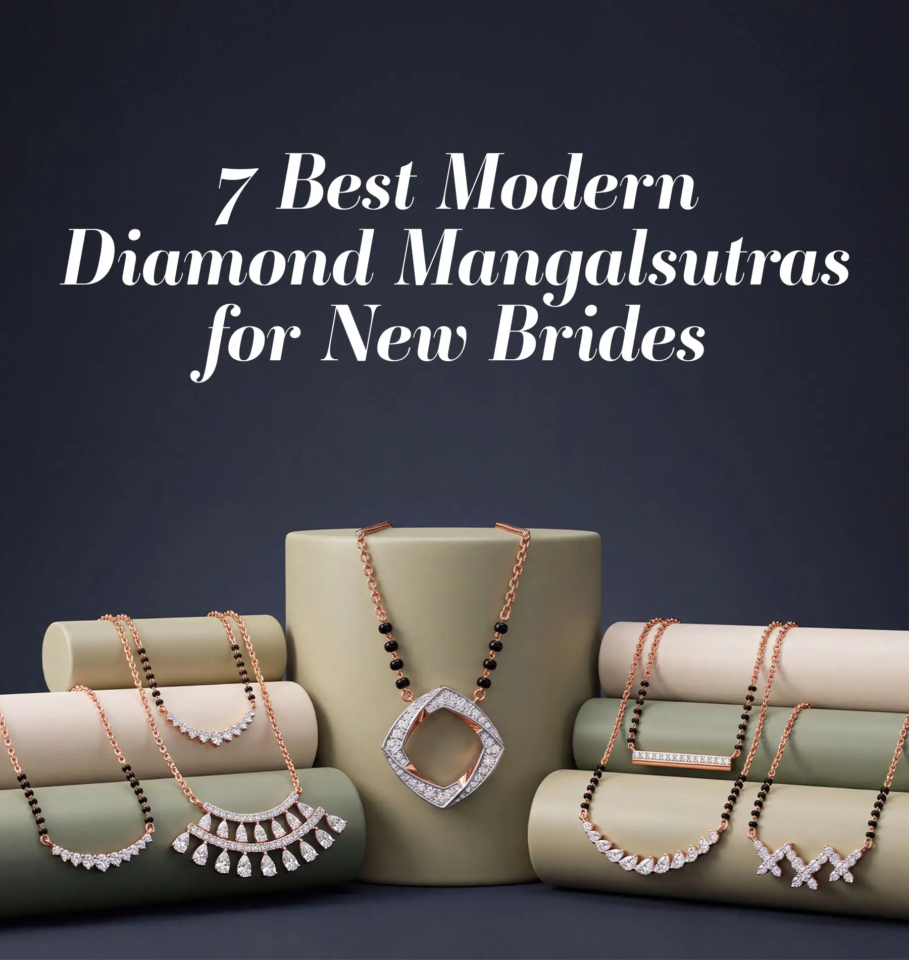 7 Best Modern Diamond Mangalsutras for New Brides