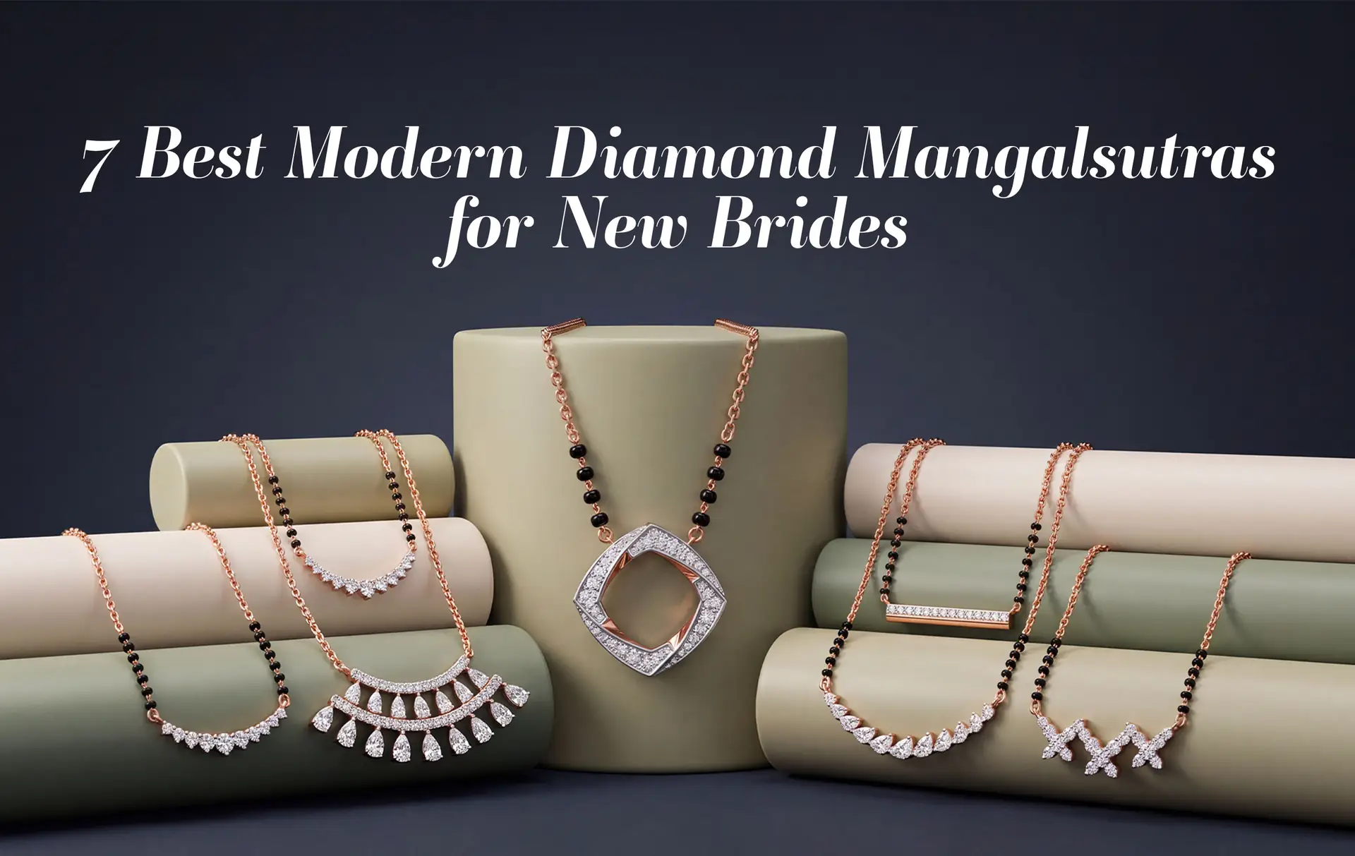 7 Best Modern Diamond Mangalsutras for New Brides  