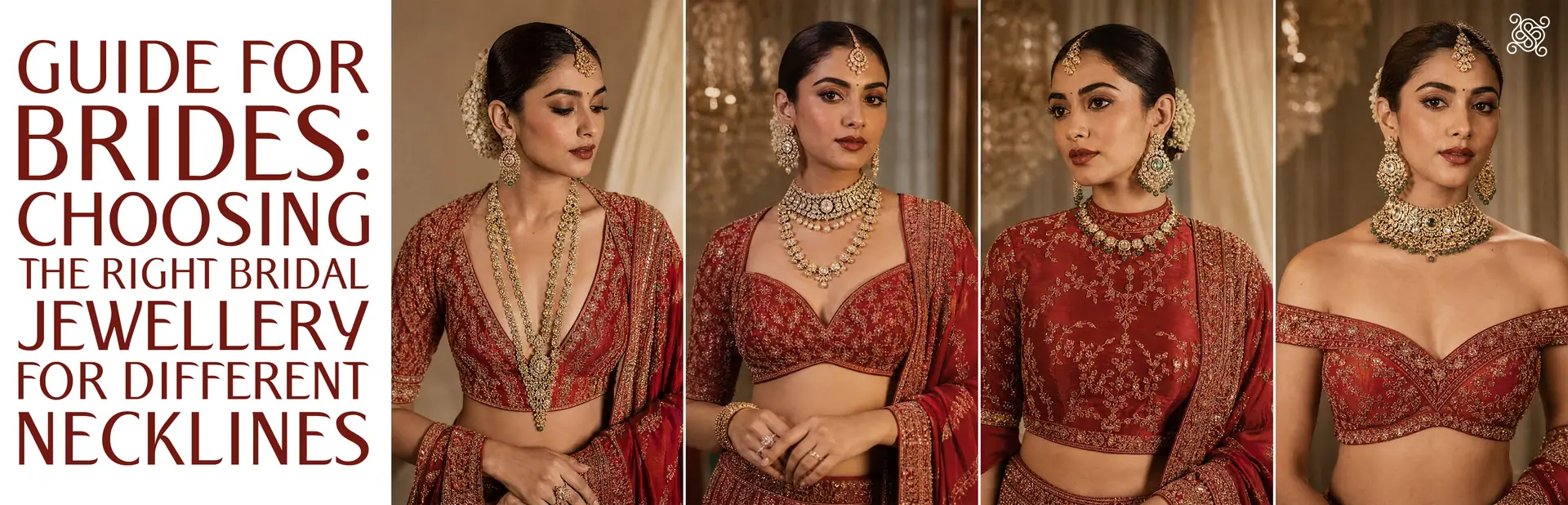 Guide for Brides: Choosing the Right Bridal Jewellery for Different Necklines