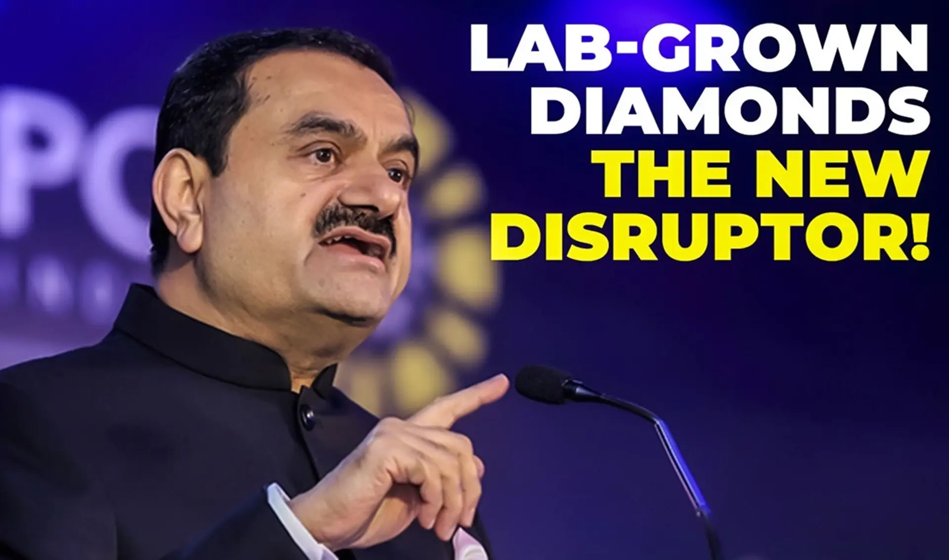 At the 51st India Gem & Jewellery Awards, Gautam Adani described lab-grown diamonds as a “market disruptor,” emphasizing their personalization potential and sustainable future.