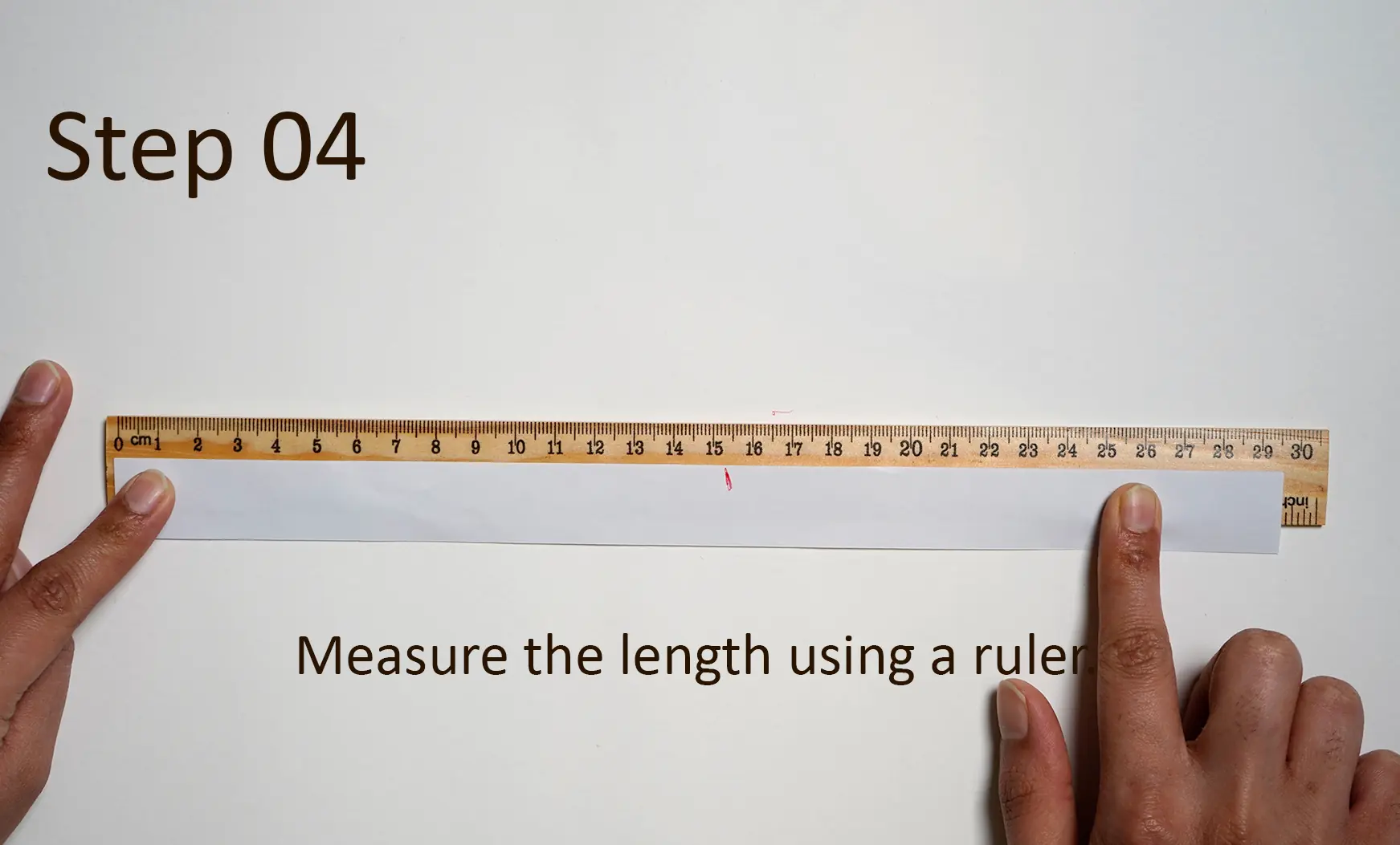 Step 4: Measure length