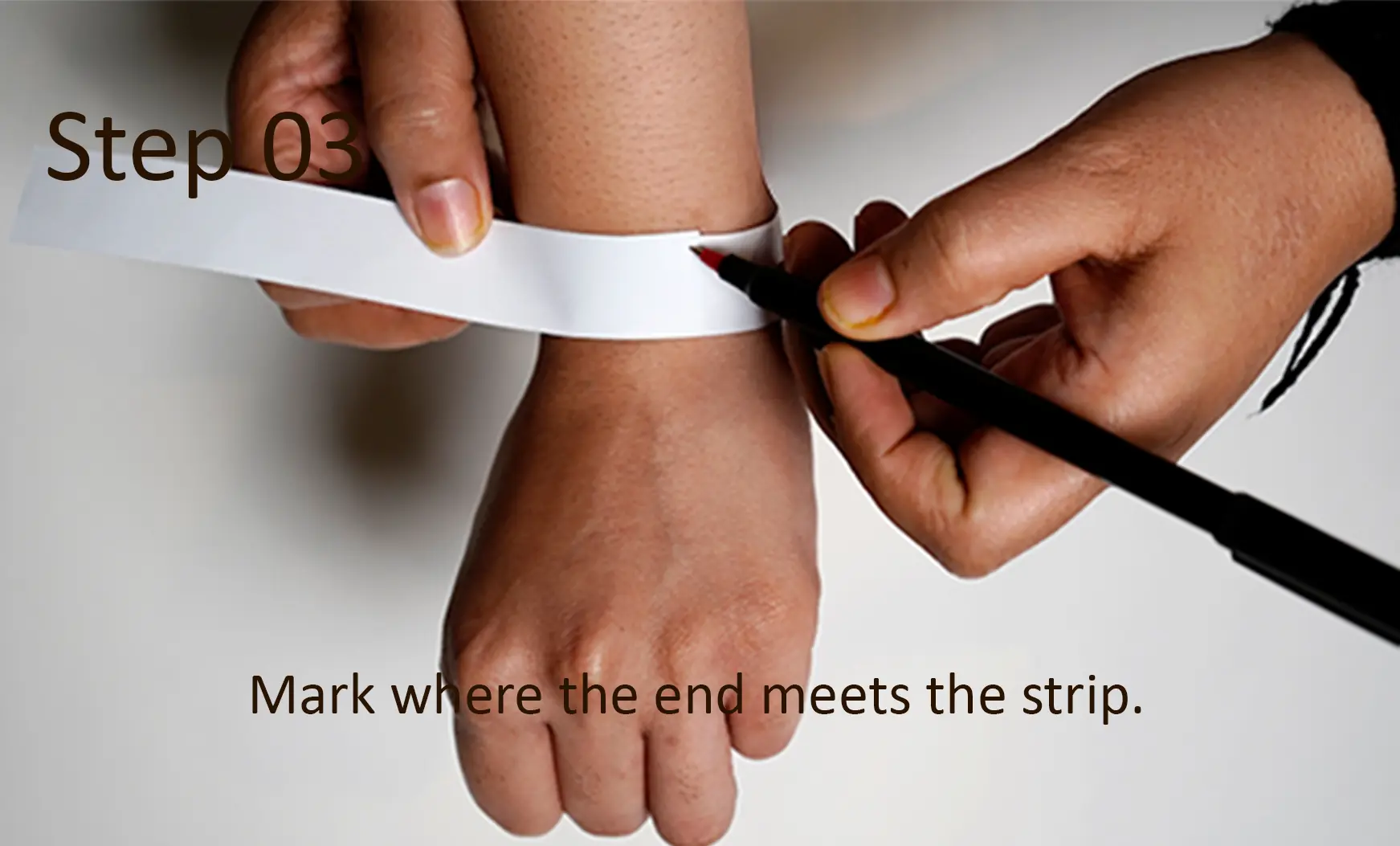 Step 3: Mark the end