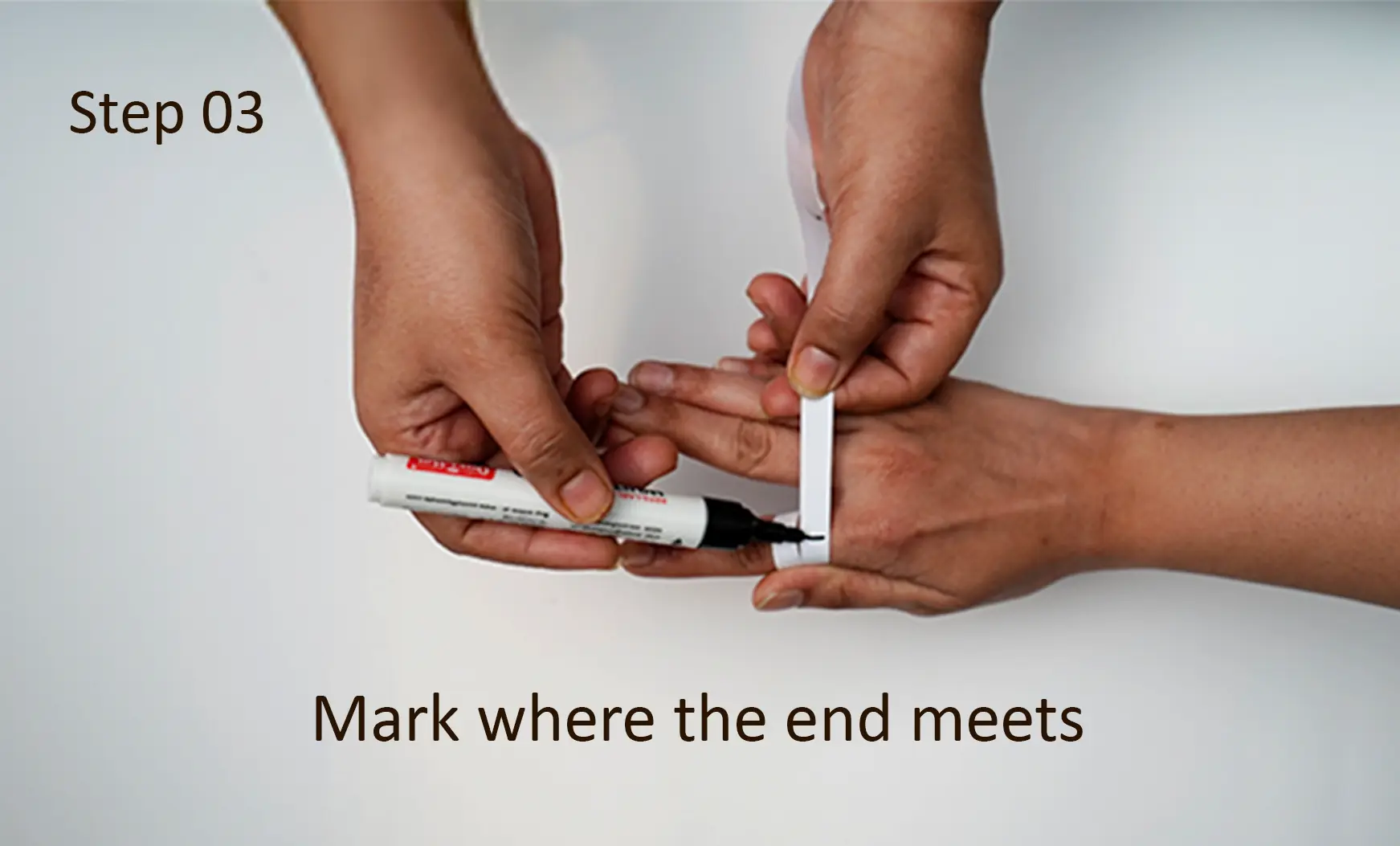 Step 3: Mark the end