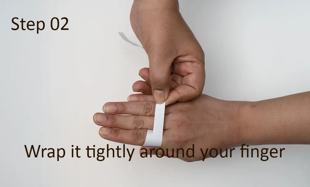 Step 2: Wrap around wrist
